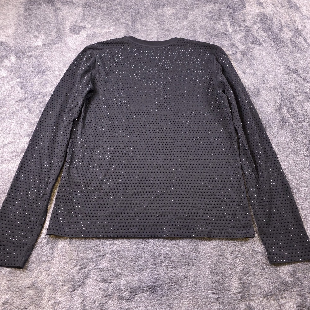 Ralph Lauren Purple Label RL Rhinestone Monogram Long Sleeve Tee Size XL $1390 - Picture 8 of 10